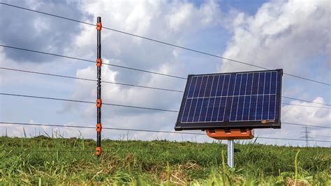 solar powered electric garden fence